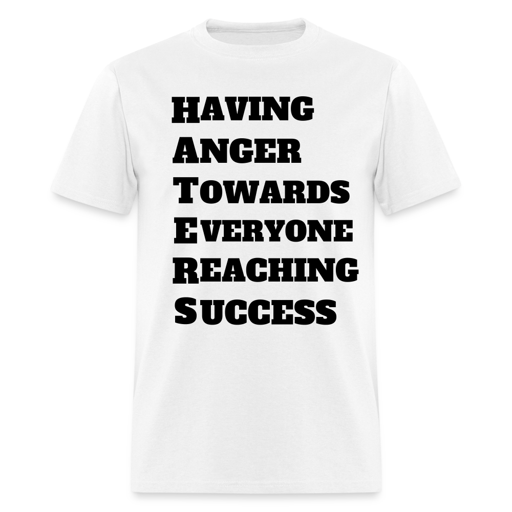 Unisex Classic HATERS T Shirt - white