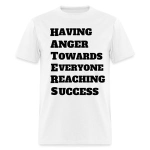 Unisex Classic HATERS T Shirt - white