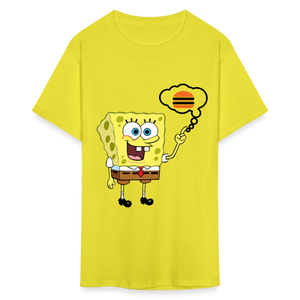 Unisex Classic SpongeBob Custom T Shirt - yellow