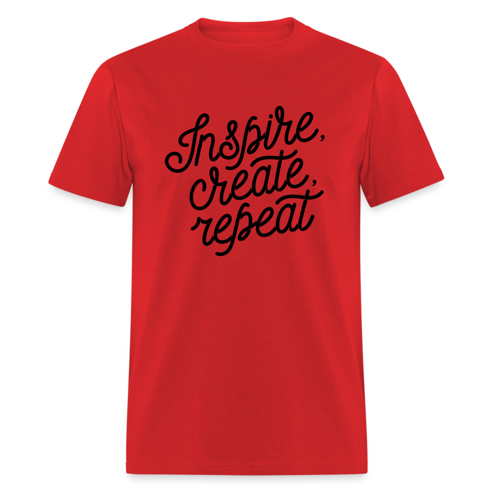 Unisex Classic Inspire Print T Shirt - red