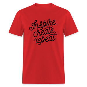 Unisex Classic Inspire Print T Shirt - red