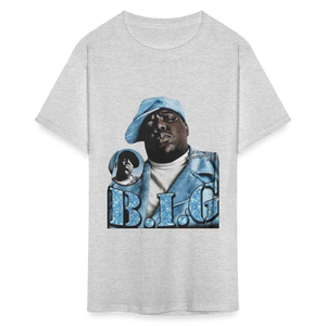 Unisex Classic Biggie Print T Shirt - heather gray