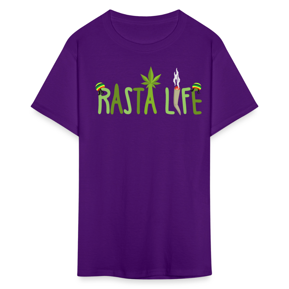 Unisex Classic Custom Rasta T Shirt - purple