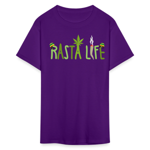 Unisex Classic Custom Rasta T Shirt - purple