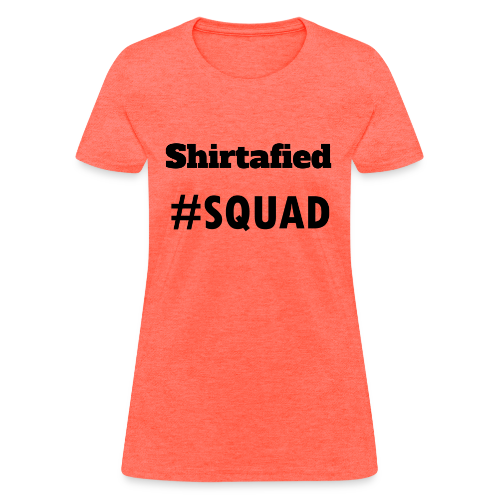 Women's Hashtag Era T Shirt - heather coral