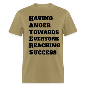 Unisex Classic HATERS T Shirt - khaki