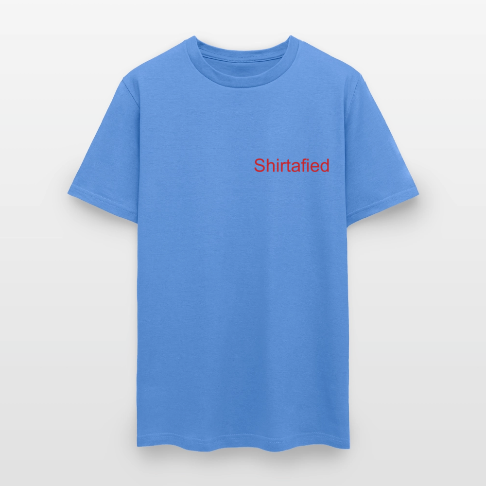 Unisex Shirtafied Print Gildan T Shirt - carolina blue