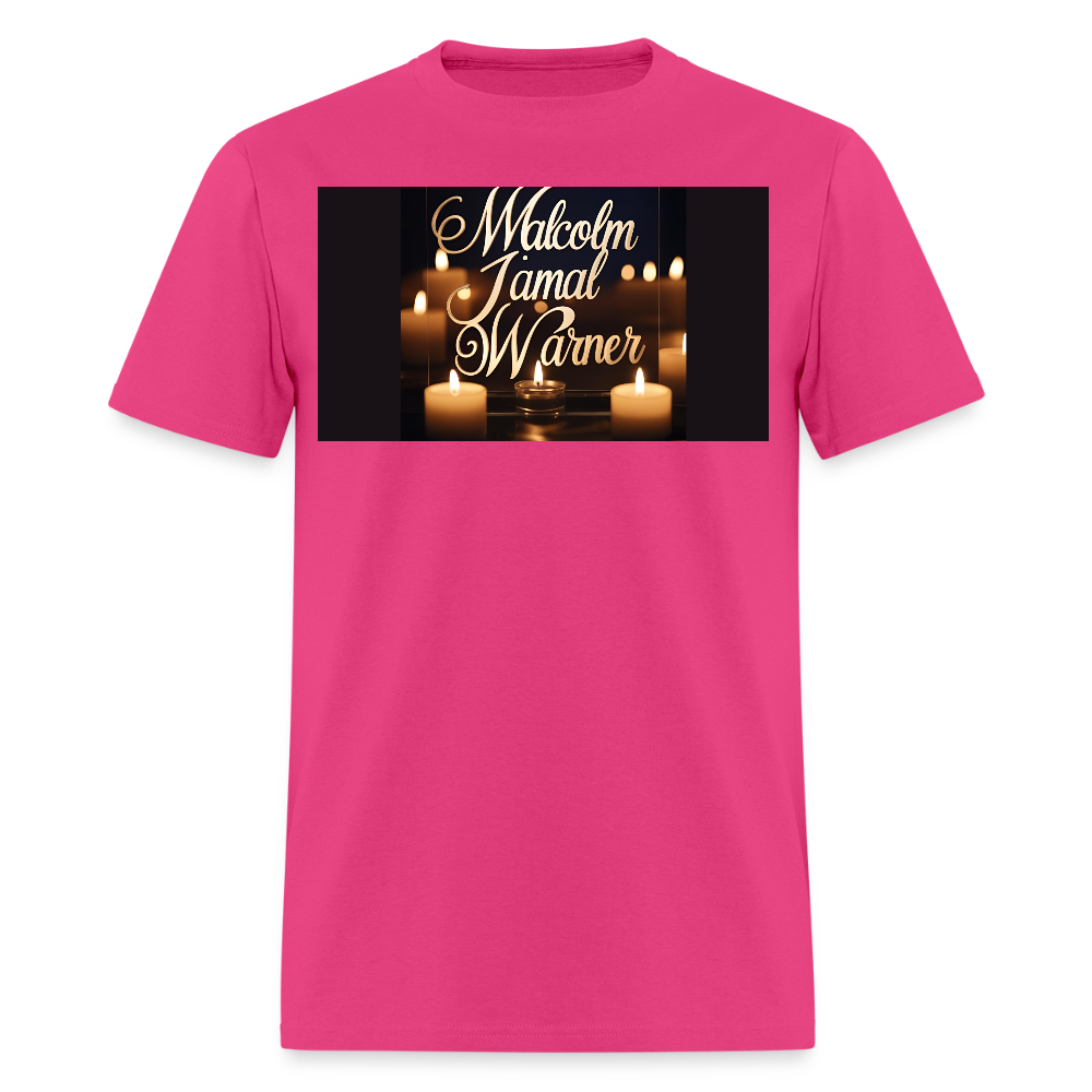 Unisex Malcolm  Theo T-Shirt - fuchsia