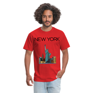 Unisex Classic  New York T Shirt - red