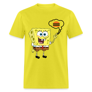 Unisex Classic SpongeBob Custom T Shirt - yellow