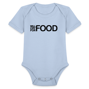 Babies Unisex Short Sleeve Baby Bodysuit - sky