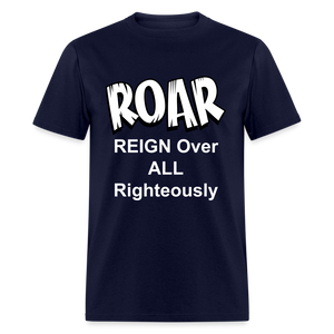 Unisex Classic ROAR T Shirt - navy