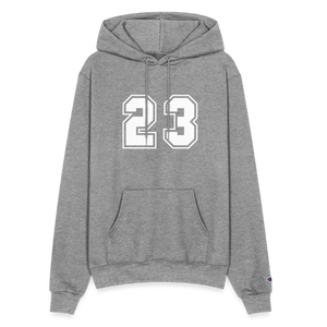 Men's Champion Powerblend Hoodie - heather gray