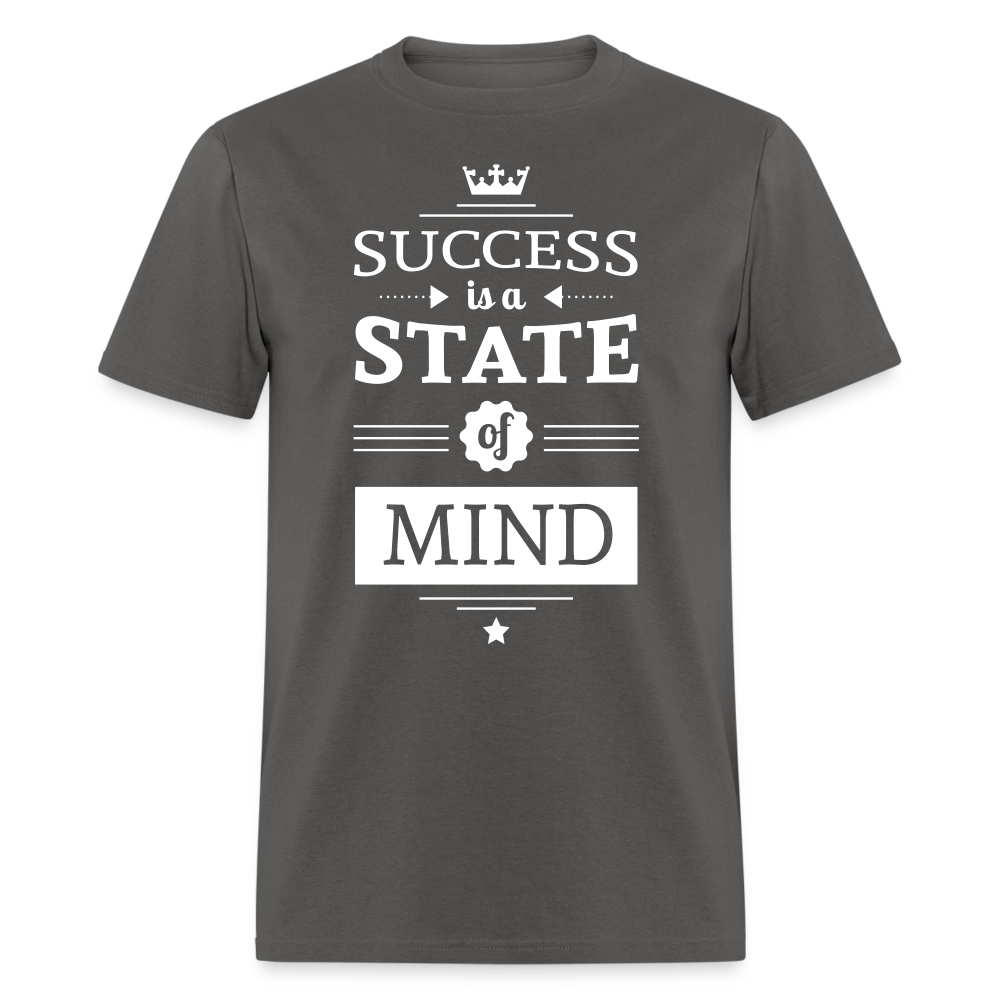 Unisex Success Print T Shirt - charcoal