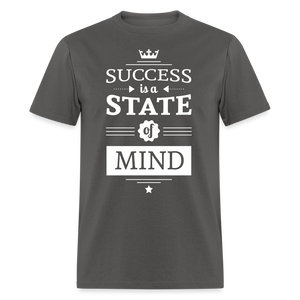 Unisex Success Print T Shirt - charcoal