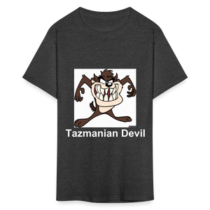 Unisex Tazmanian Devil Classic Print T Shirt - heather black