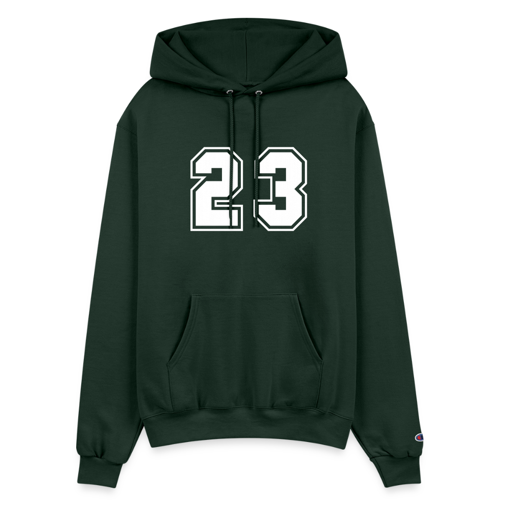 Men's Champion Powerblend Hoodie - Dark Green