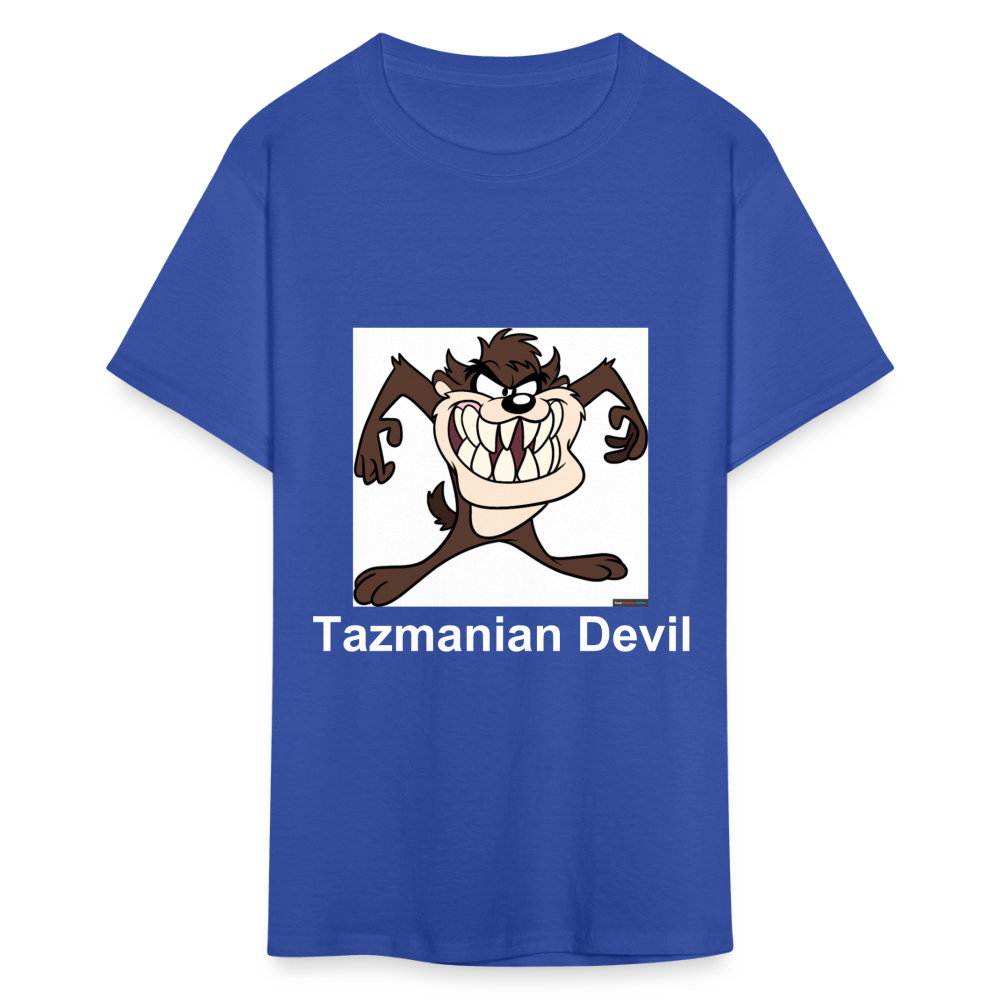 Unisex Tazmanian Devil Classic Print T Shirt - royal blue