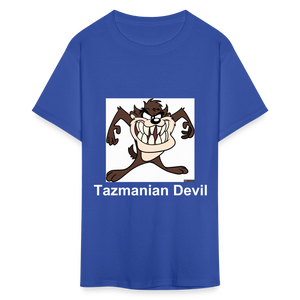 Unisex Tazmanian Devil Classic Print T Shirt - royal blue