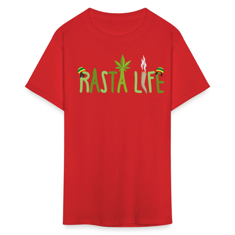 Unisex Classic Custom Rasta T Shirt - red