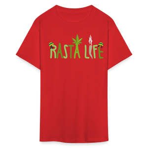 Unisex Classic Custom Rasta T Shirt - red