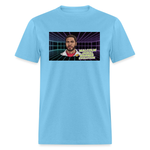 Unisex Classic Malcolm Jamal Warner T Shirt - aquatic blue