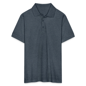 Men's Gildan Unisex 50/50 Jersey Polo - deep heather