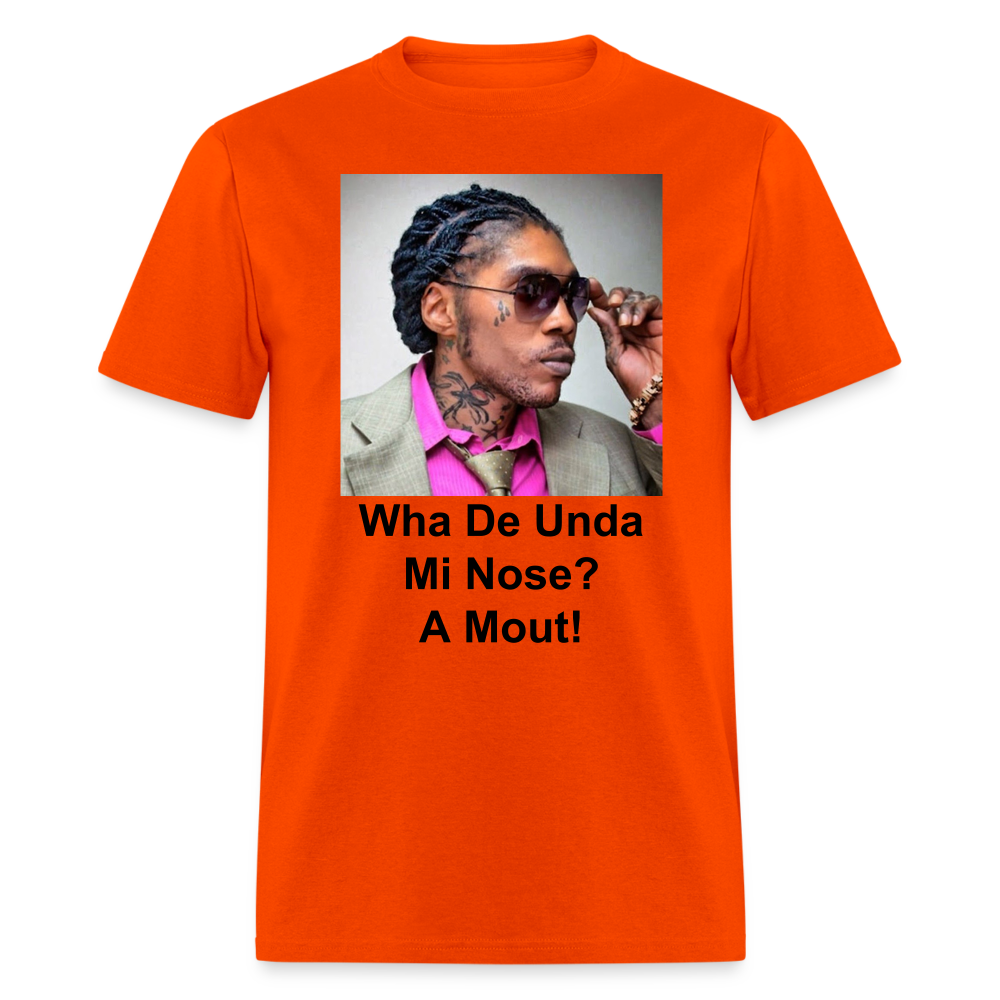 Unisex Classic Vybz Kartel Custom T Shirt - orange