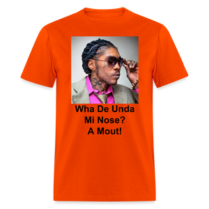 Unisex Classic Vybz Kartel Custom T Shirt - orange