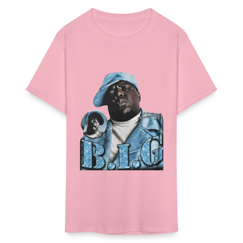 Unisex Classic Biggie Print T Shirt - pink