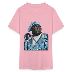 Unisex Classic Biggie Print T Shirt - pink