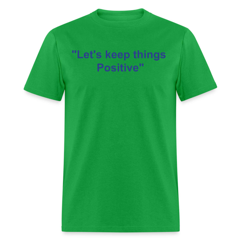 Unisex Classic  Custom Positive T Shirt - bright green