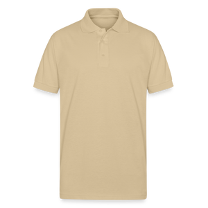 Men's Gildan Unisex 50/50 Jersey Polo - Sand