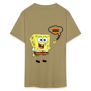 Unisex Classic SpongeBob Custom T Shirt - khaki