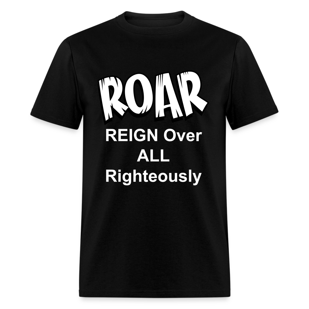 Unisex Classic ROAR T Shirt - black