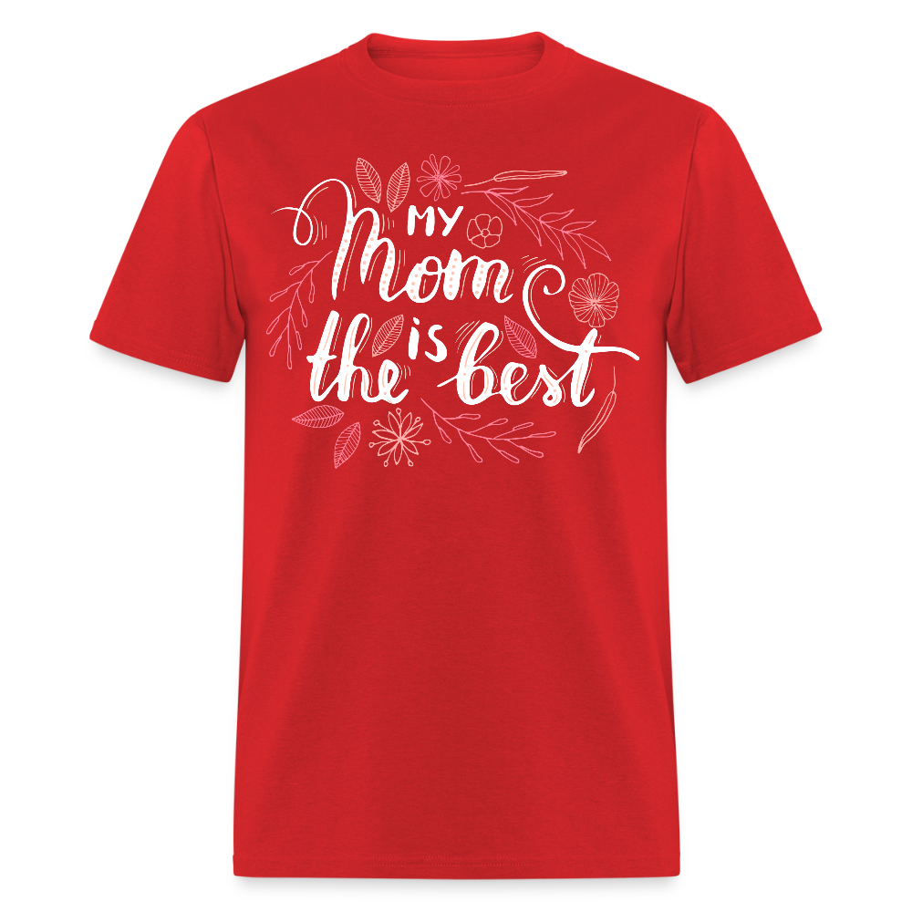 Women's Classic Custom Mother's T Shirt - red