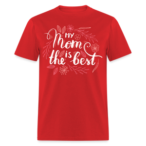 Women's Classic Custom Mother's T Shirt - red