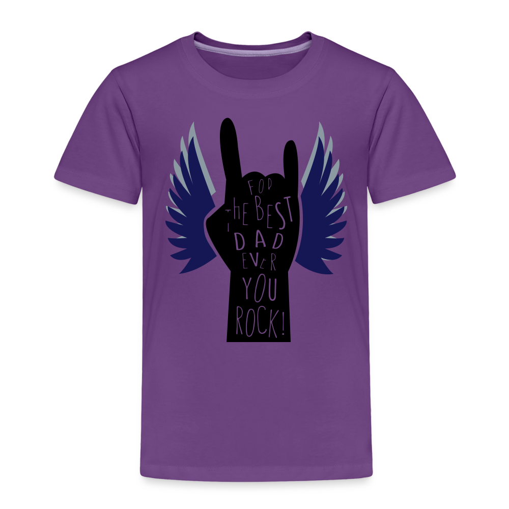 Unisex Premium Father's Day Print T Shirt - purple
