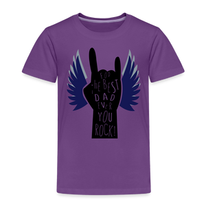 Unisex Premium Father's Day Print T Shirt - purple