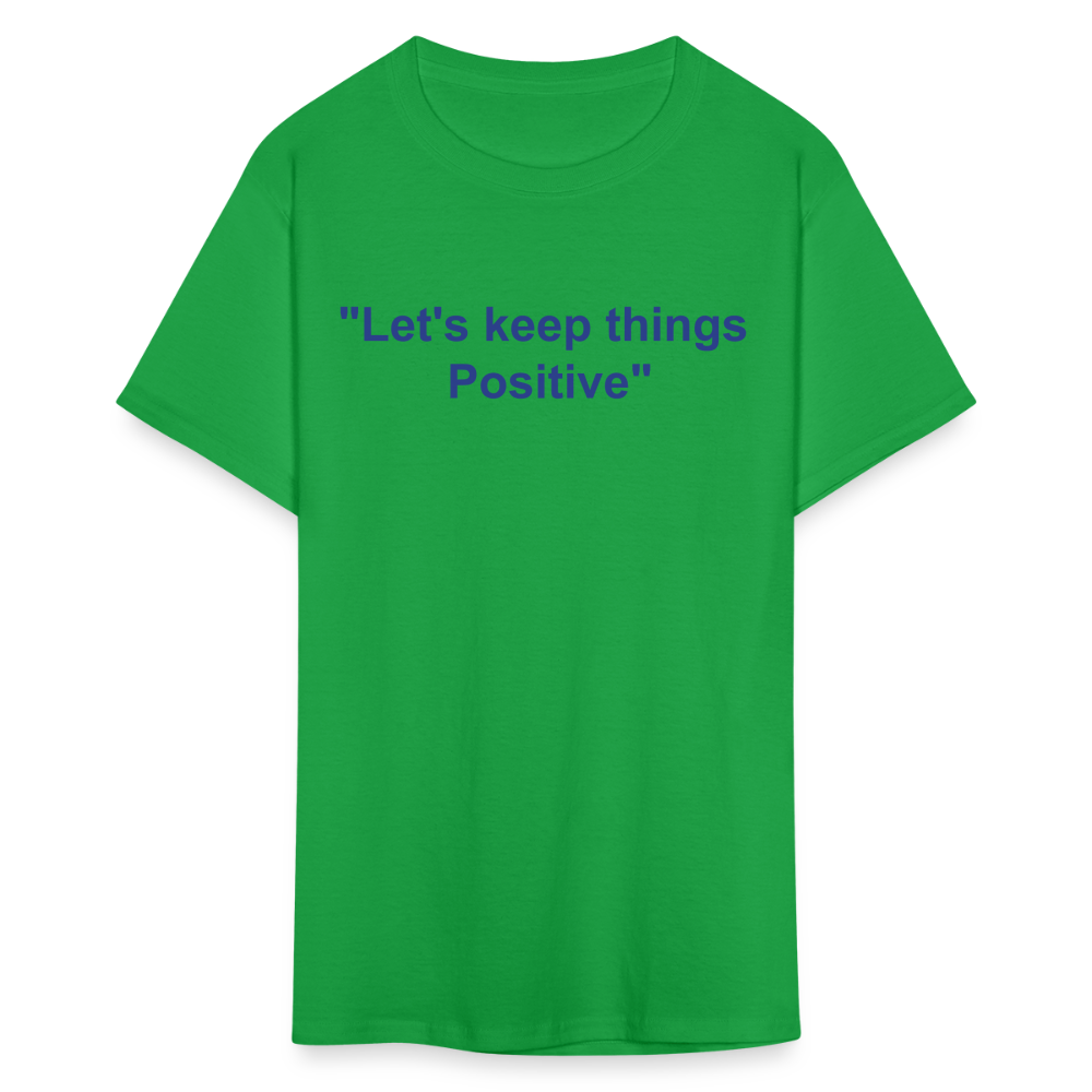 Unisex Classic  Custom Positive T Shirt - bright green