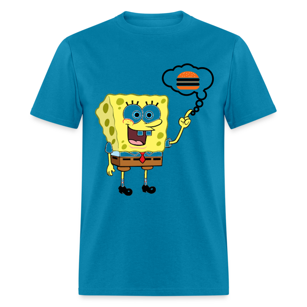 Unisex Classic SpongeBob Custom T Shirt - turquoise