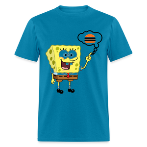 Unisex Classic SpongeBob Custom T Shirt - turquoise