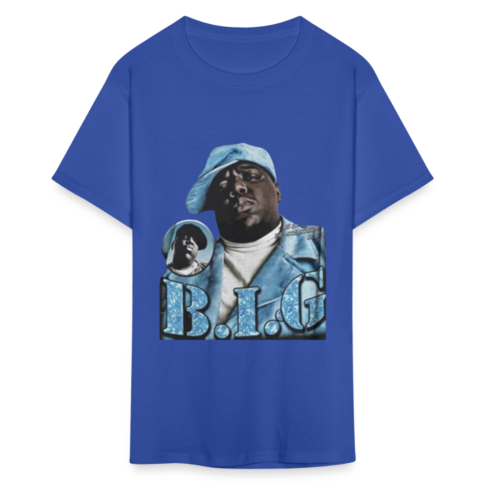 Unisex Classic Biggie Print T Shirt - royal blue