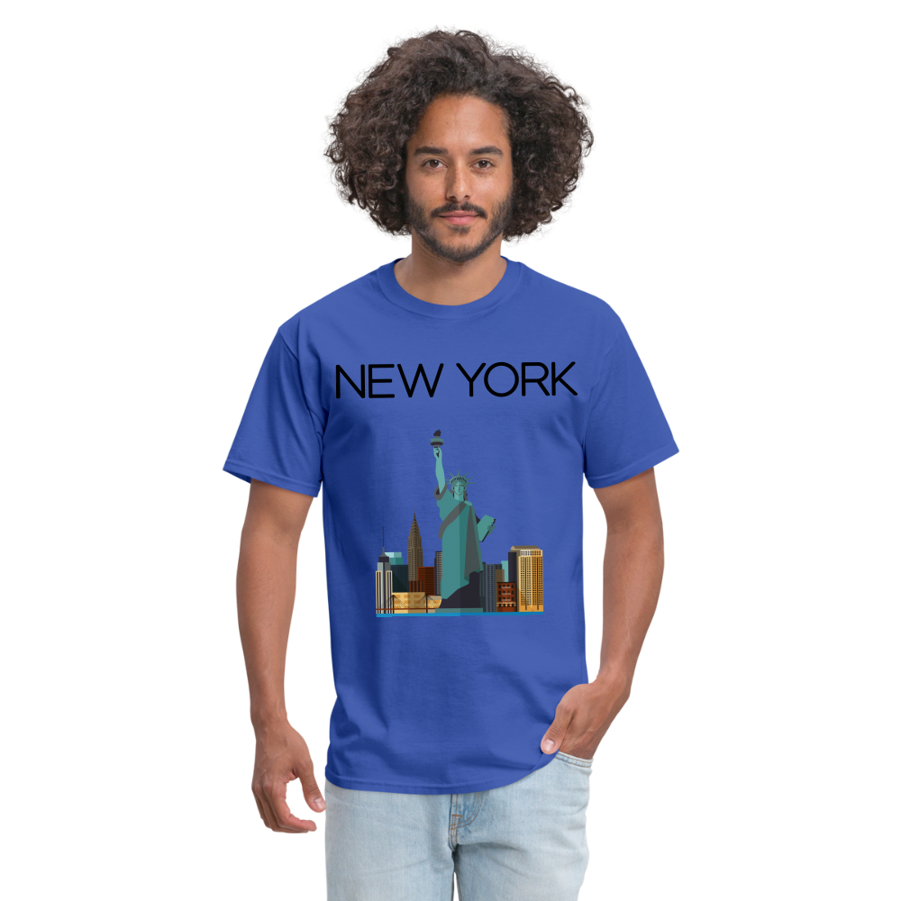 Unisex Classic  New York T Shirt - royal blue