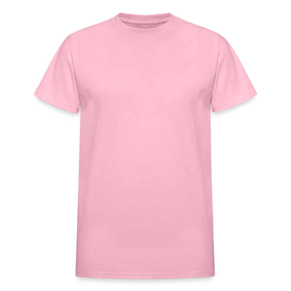 Unisex Adult Gildan Ultra Cotton Print T Shirt - light pink