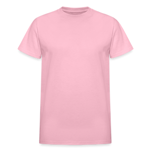 Unisex Adult Gildan Ultra Cotton Print T Shirt - light pink