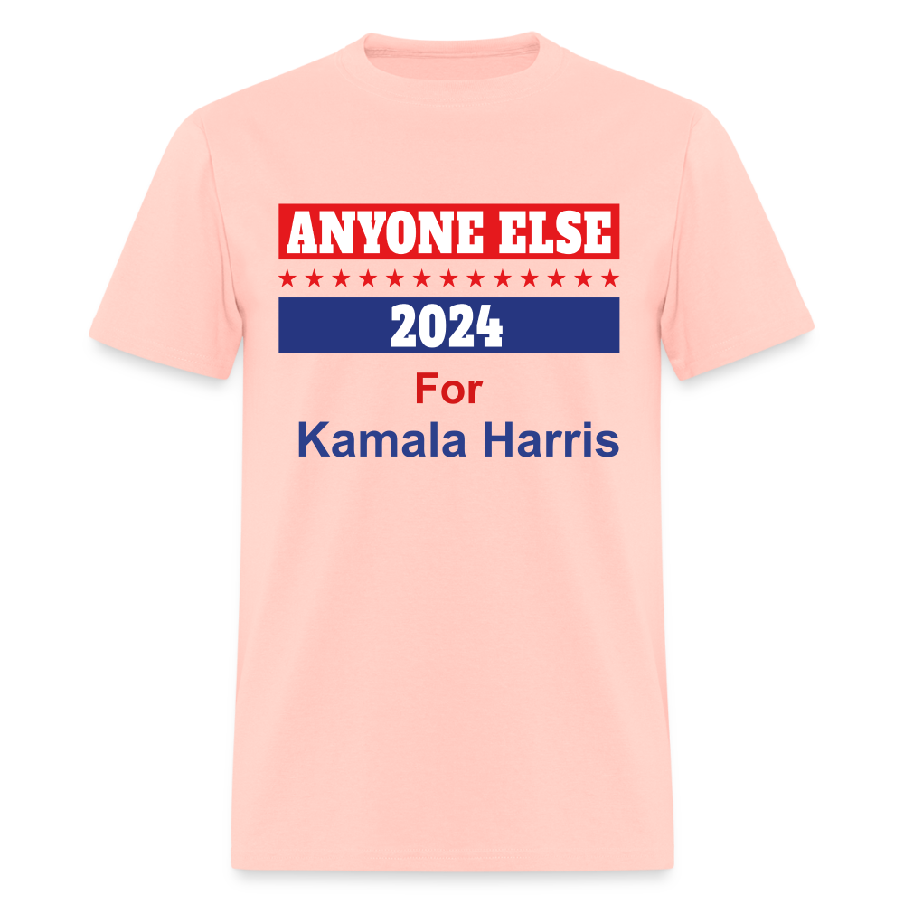 Unisex Classic Vote 2024 Print T Shirt - blush pink 