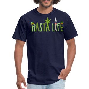 Unisex Classic Custom Rasta T Shirt - navy