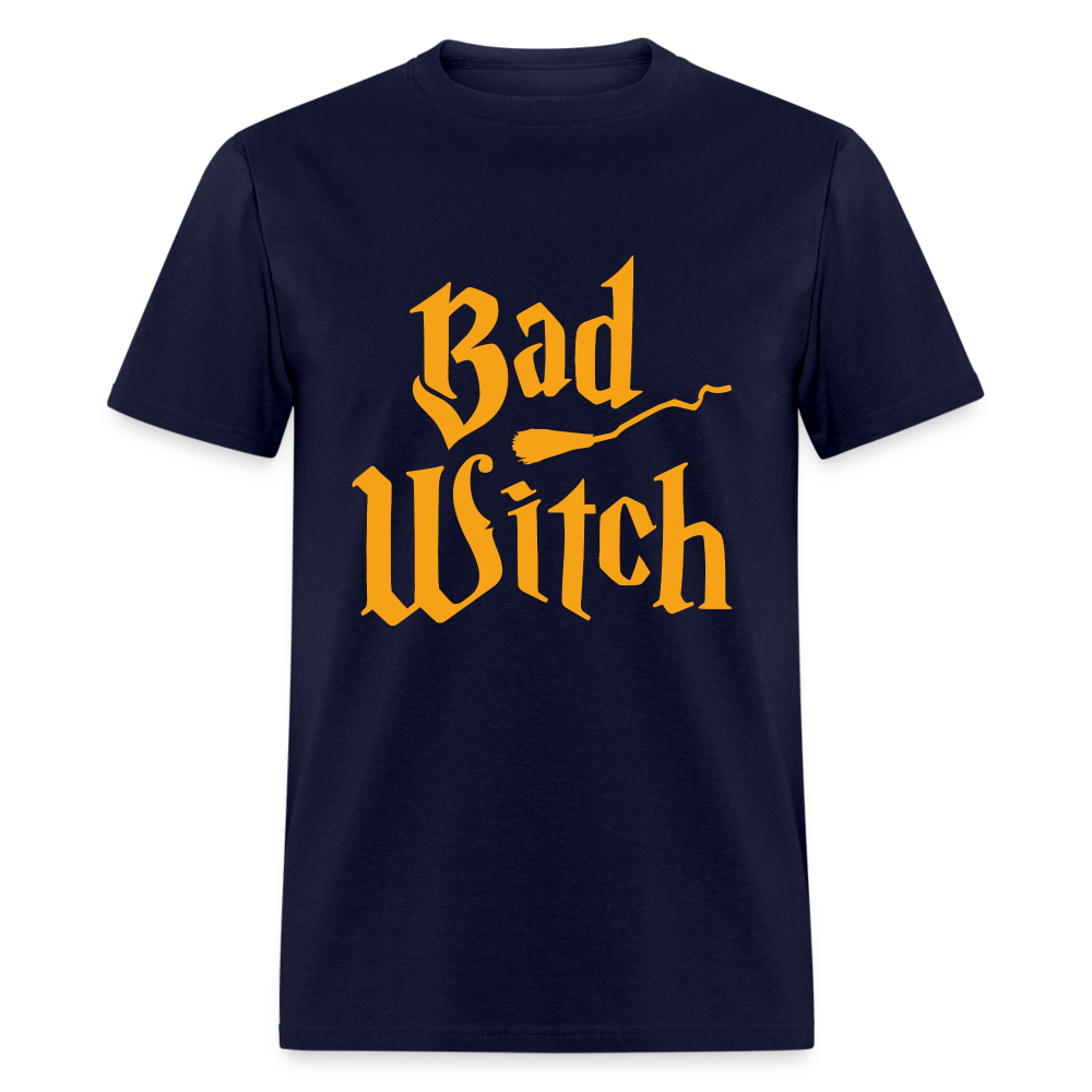 Women's Classic Halloween Print T Shirt - navy