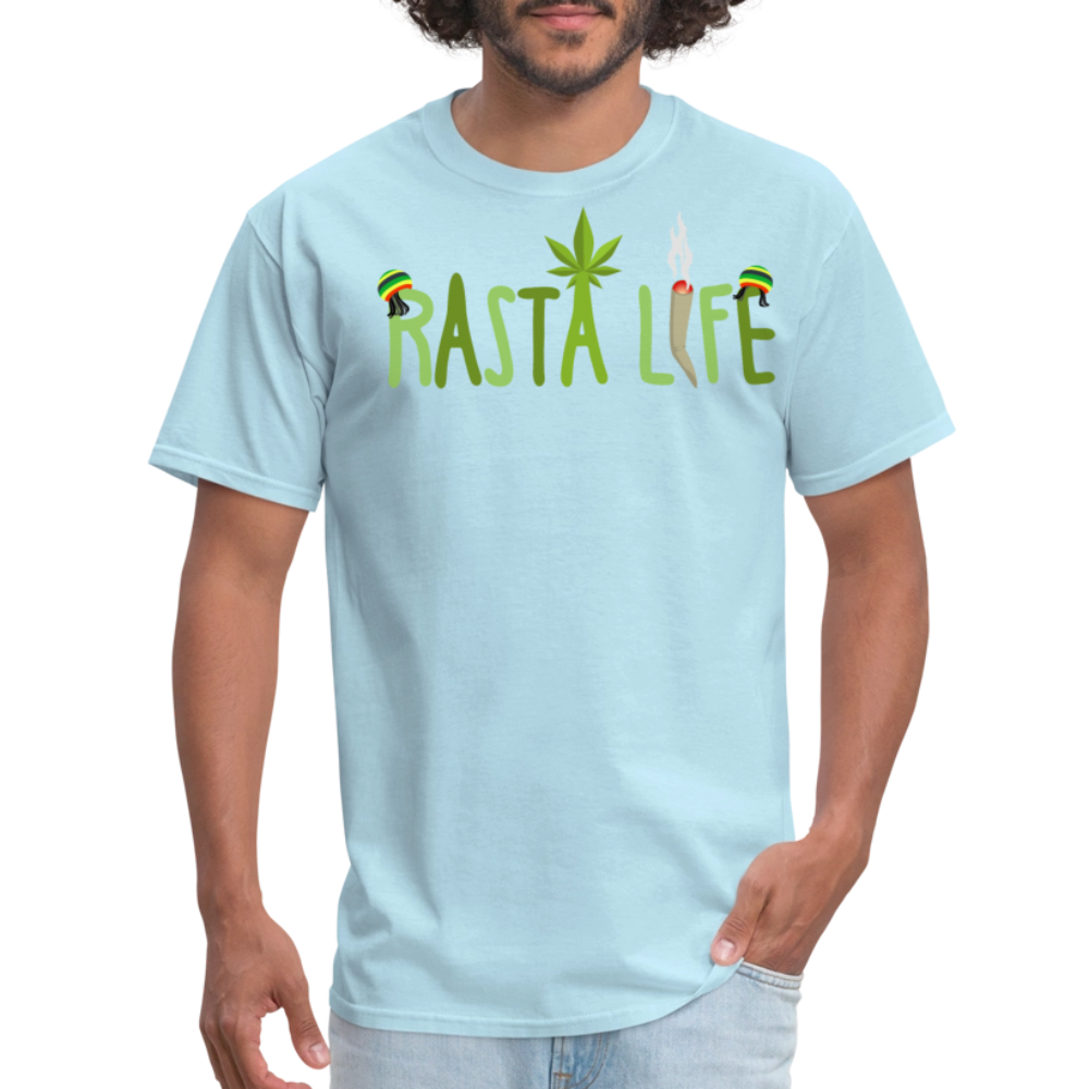 Unisex Classic Custom Rasta T Shirt - powder blue